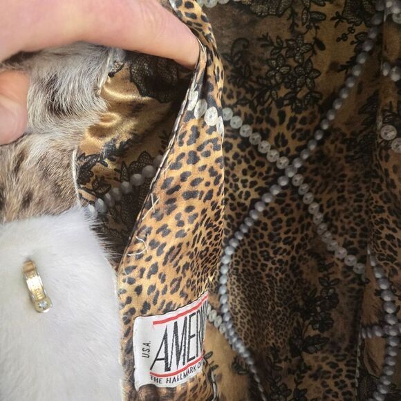 Mink Leopard coat jacket RARE - Picture 6 of 16